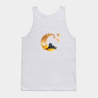 Bernese Mountain Dog Moon And Stars Tank Top